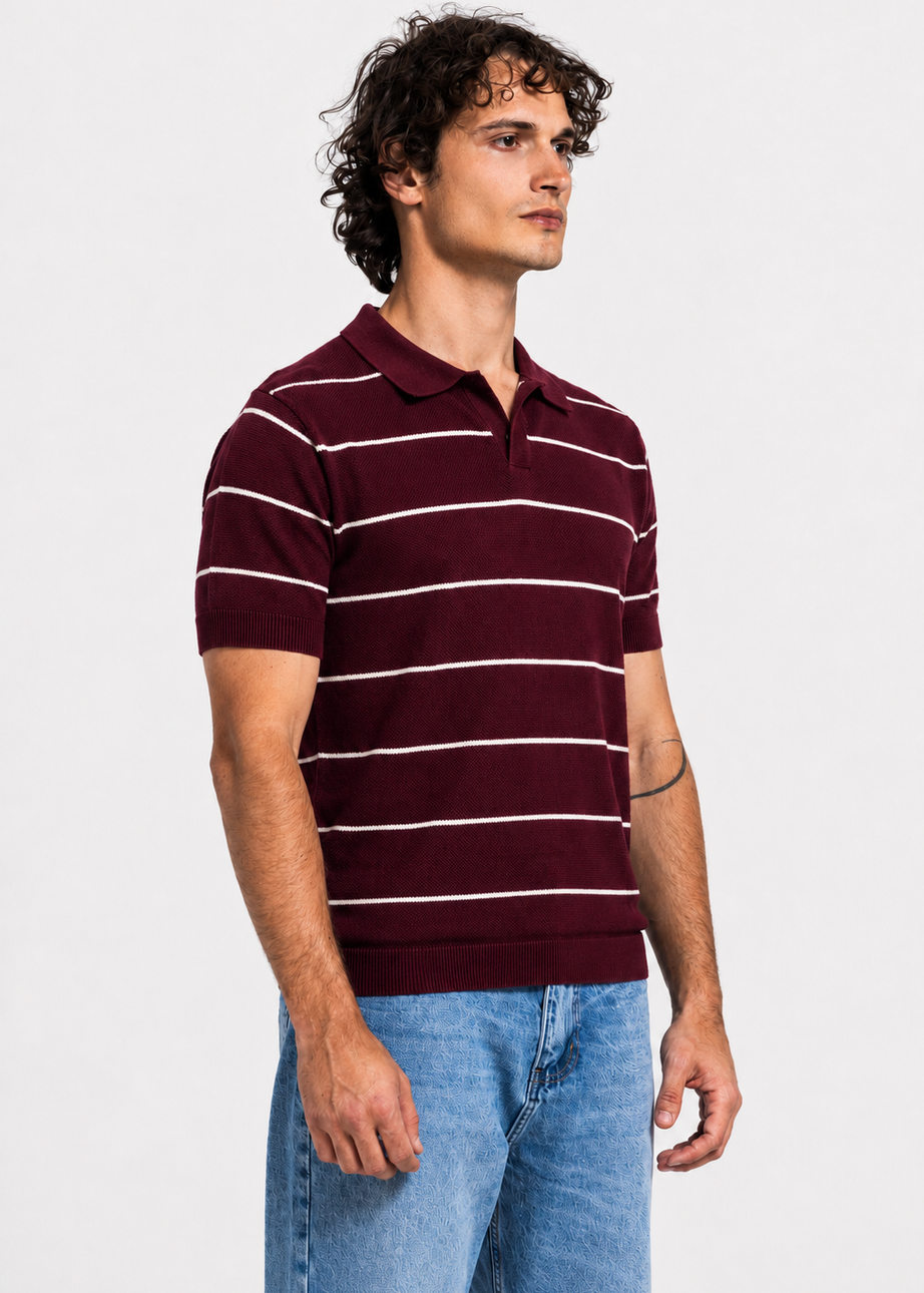 Polo T-Shirt - Men - Striped