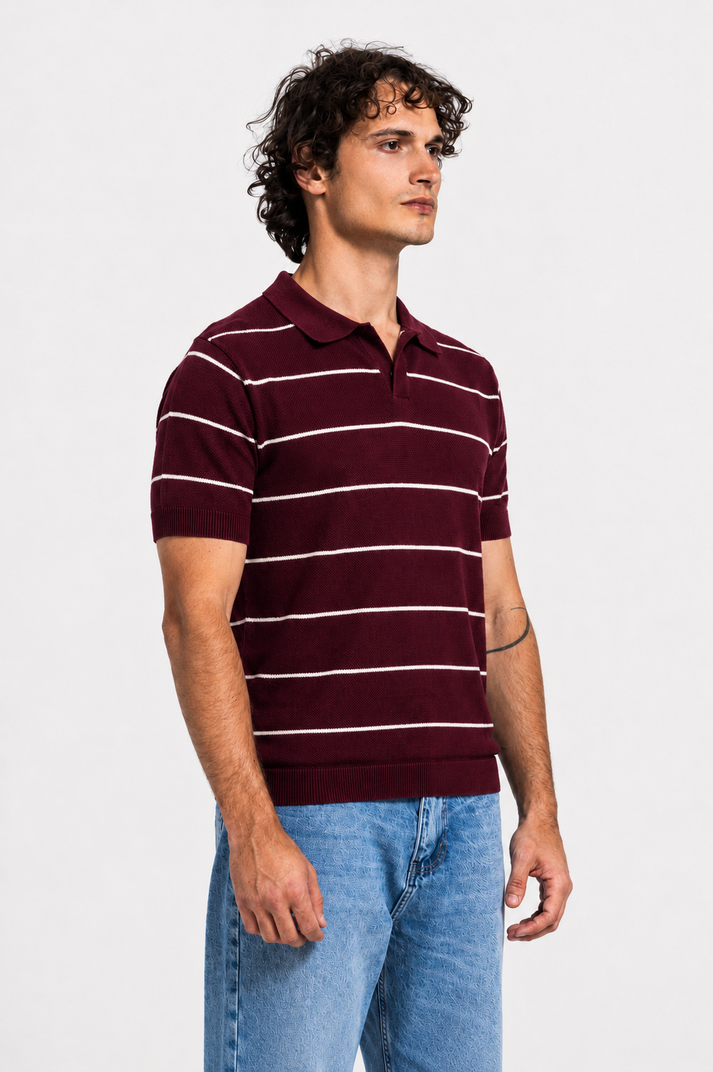 Polo T-Shirt - Men - Striped