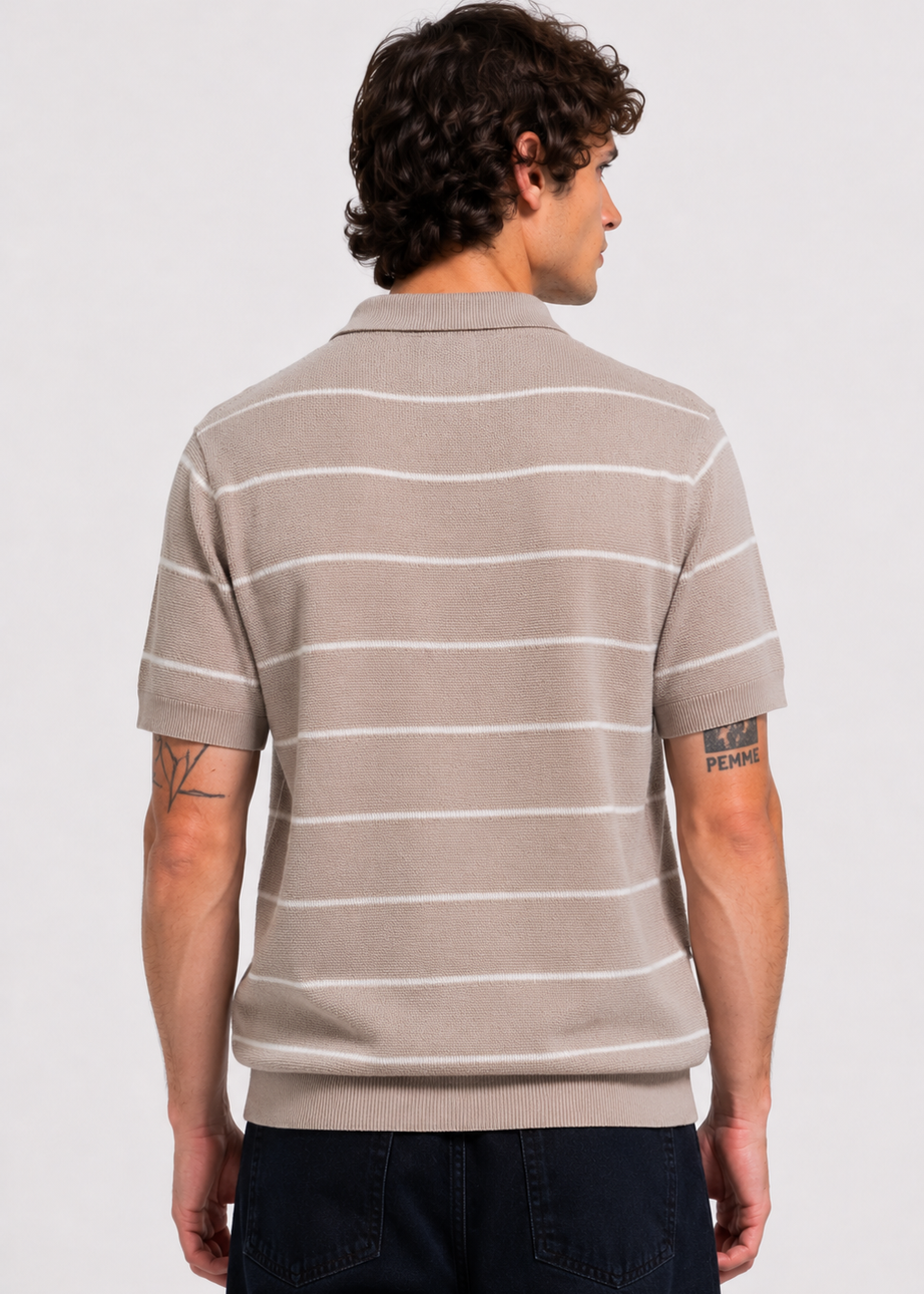 Polo T-Shirt - Men - Striped