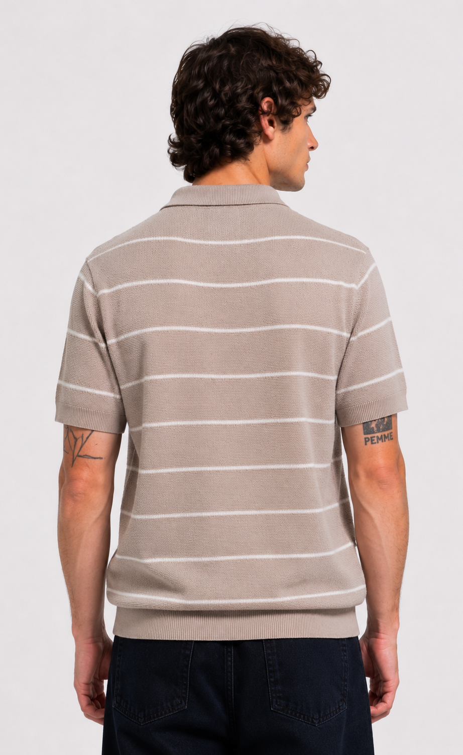 Men's Striped Short-Sleeve Polo Shirt – view 8
