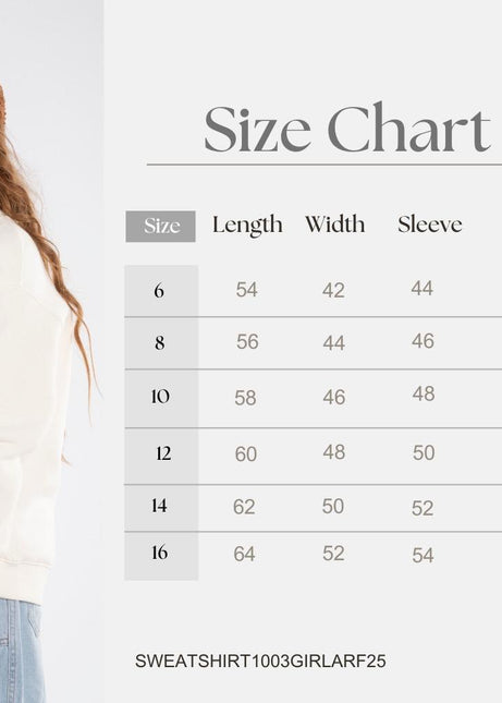 Sweatshirt - Girls - Printed