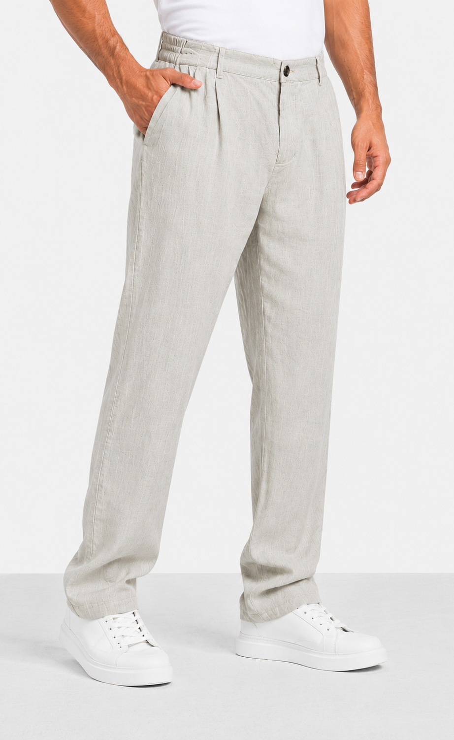Men's Straight-Leg Linen Pants – view 16