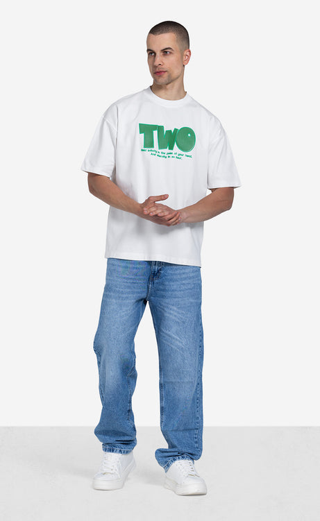 Men's Printed Crew-Neck Short-Sleeve T-Shirt - Off-White – view 5