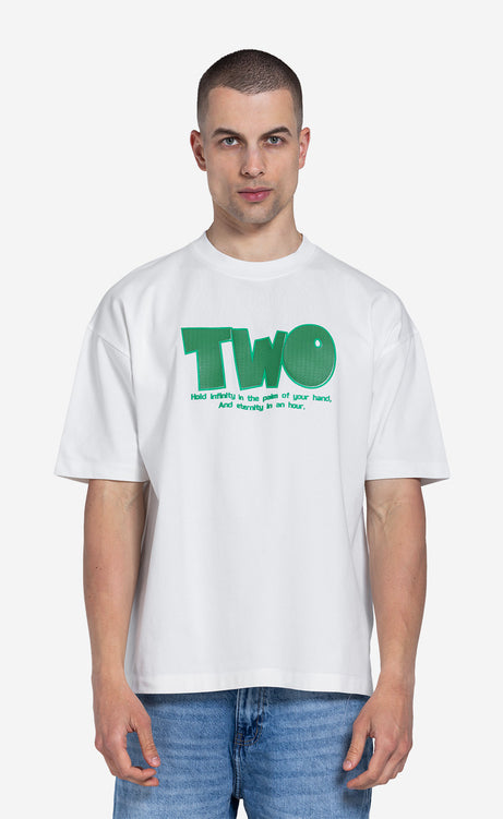 Men's Printed Crew-Neck Short-Sleeve T-Shirt - Off-White