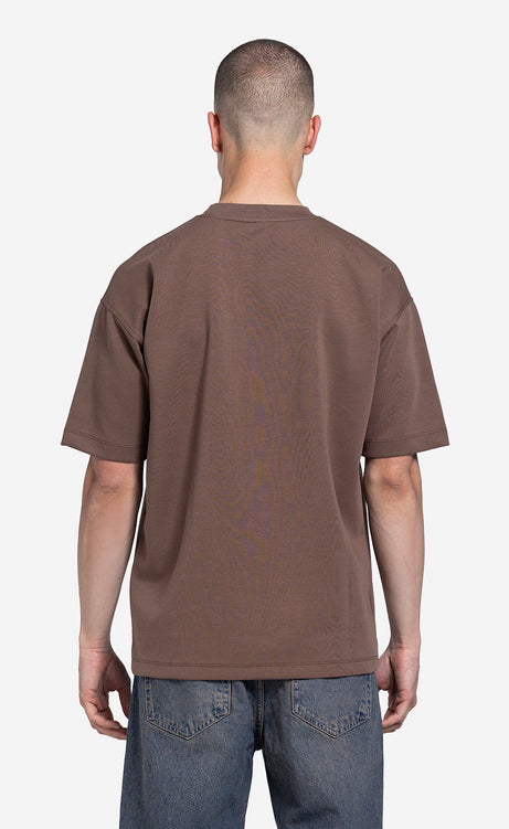 Men's Printed T-Shirt - Fossil, Cocoa & Black – view 3