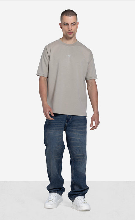 Men's Printed Crew-Neck Short-Sleeve T-Shirt - Style 3300