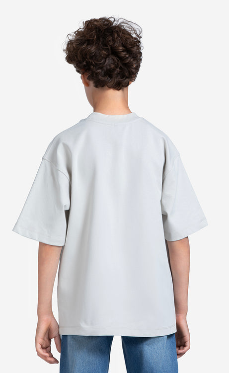 Boys' Printed T-Shirt - Brick, Dark Purple & Dark Mystic – view 11