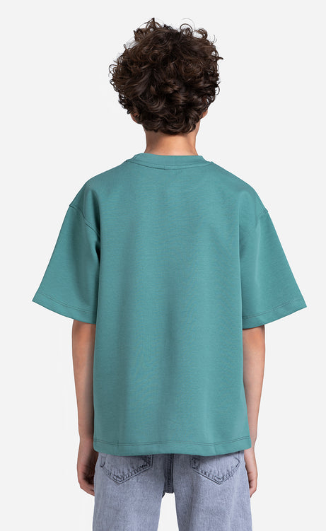 Boys' Printed T-Shirt - Brick, Dusty Green & Black – view 8