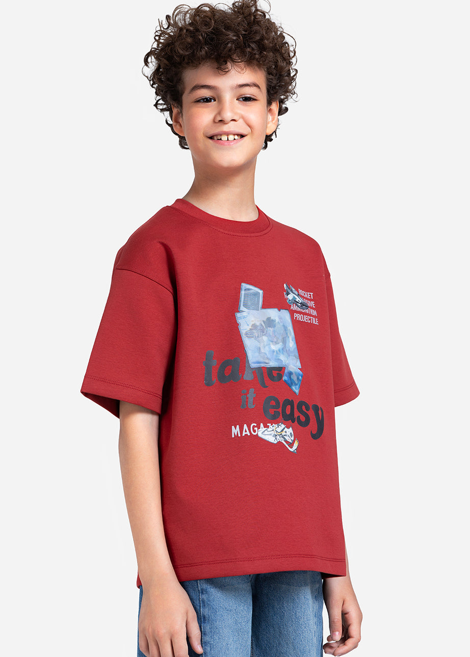 T-shirt - Boys - Printed