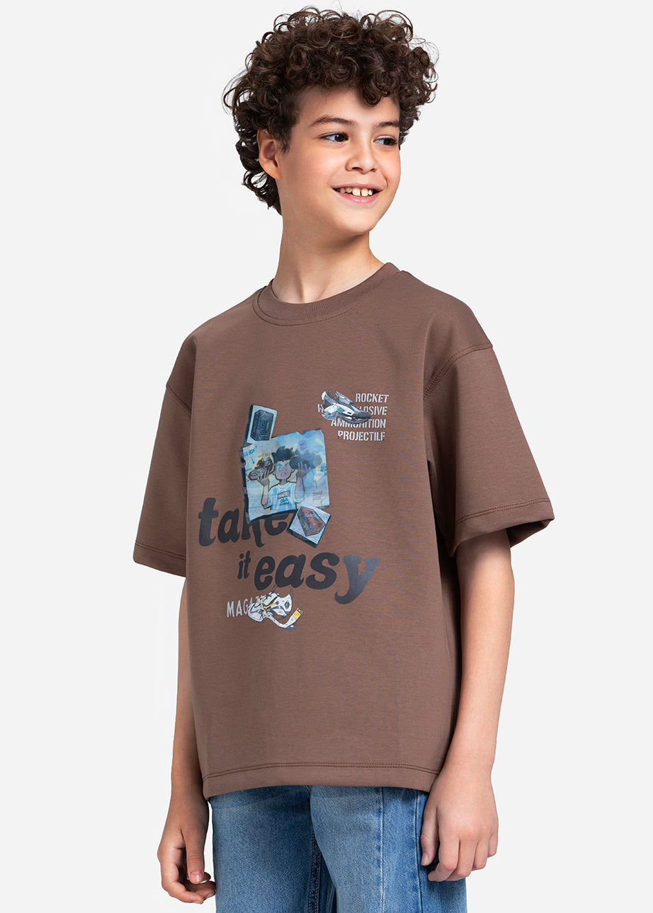 T-shirt - Boys - Printed