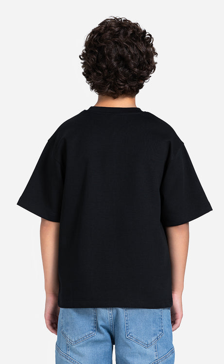 Boys' Printed Crew-Neck Short-Sleeve T-Shirt – view 3