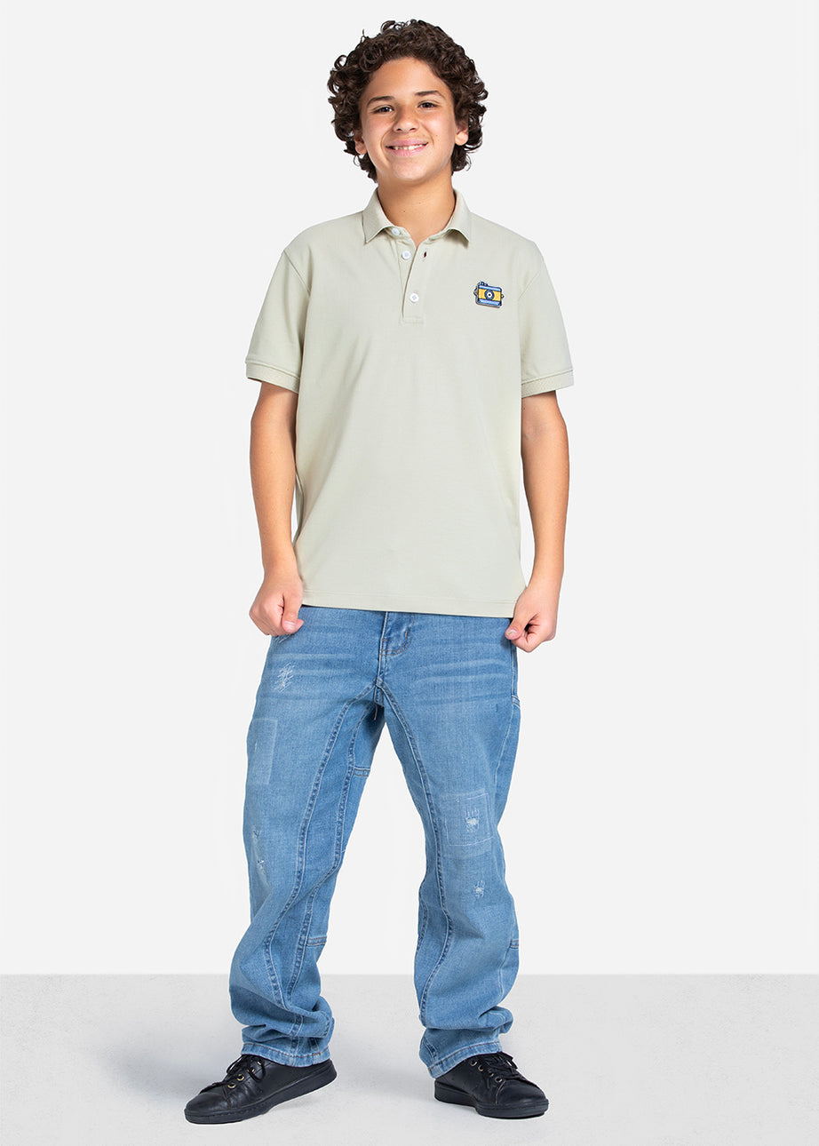 Polo T-shirt - Boys - Printed