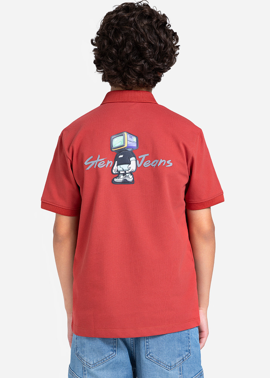 Polo T-shirt - Boys - Printed