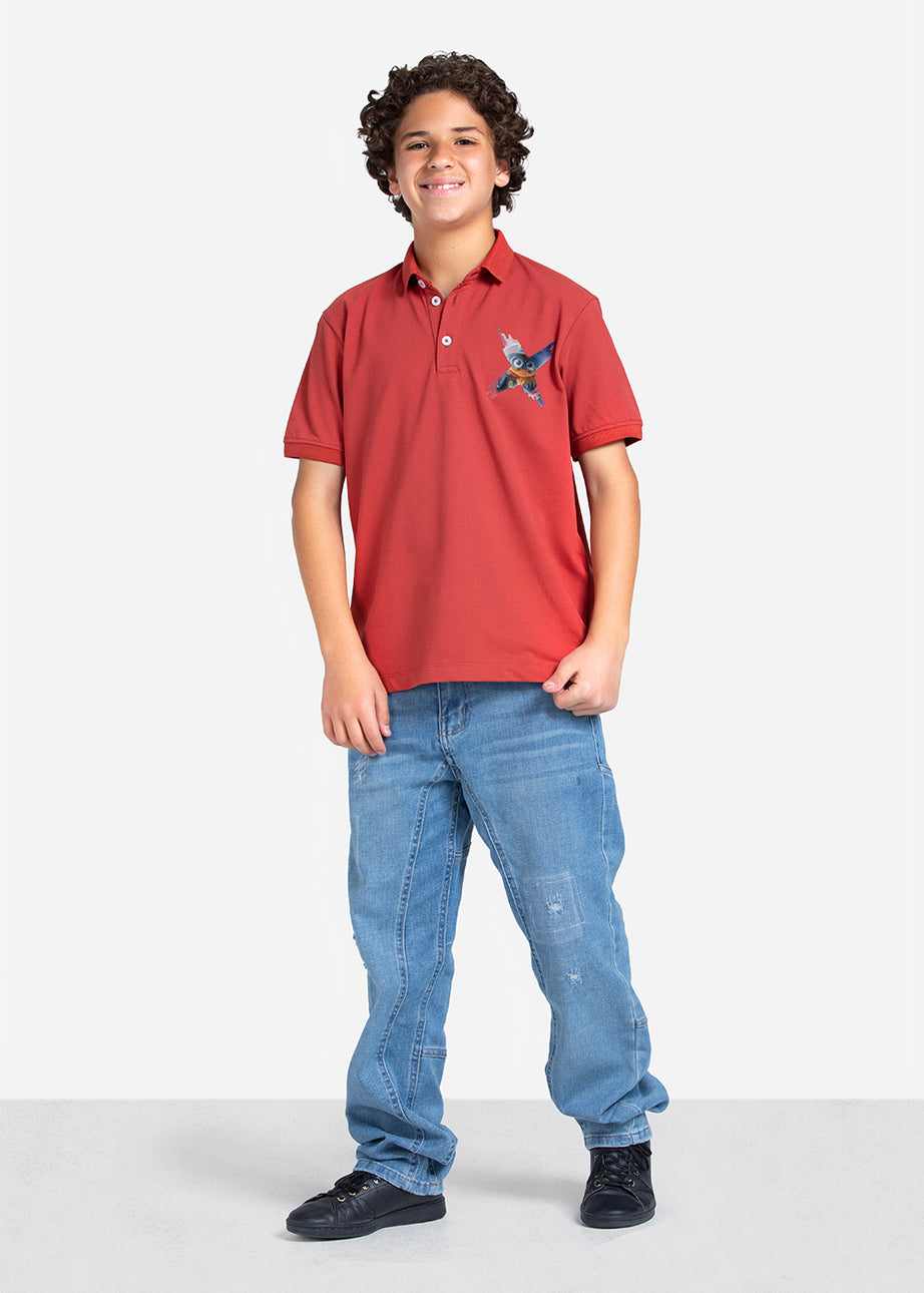 Polo T-shirt - Boys - Printed