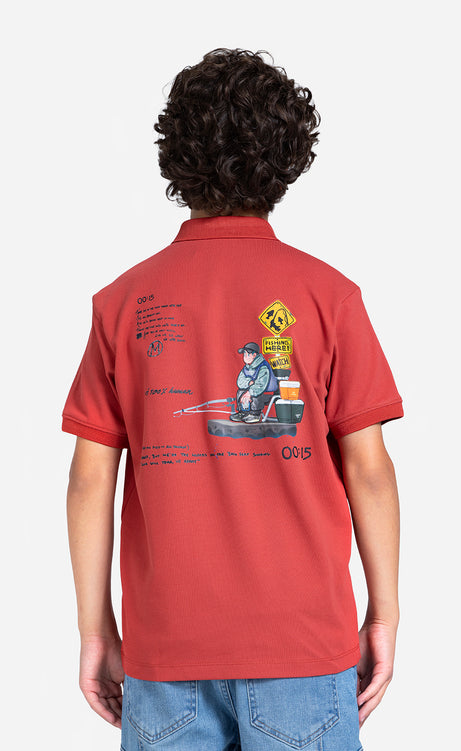 Boys' Printed Polo Shirt – view 11