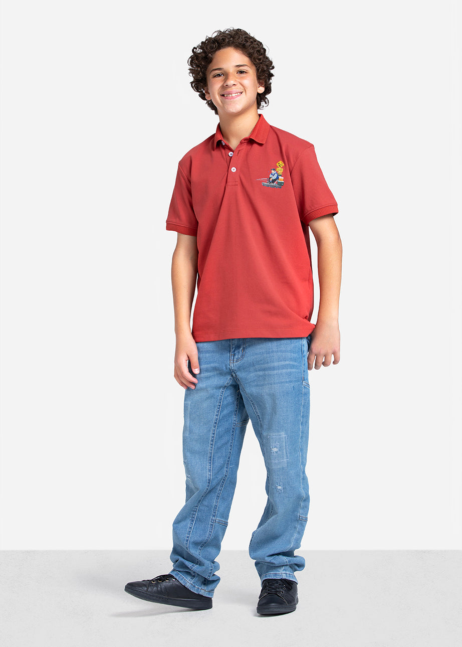 Polo T-shirt - Boys - Printed