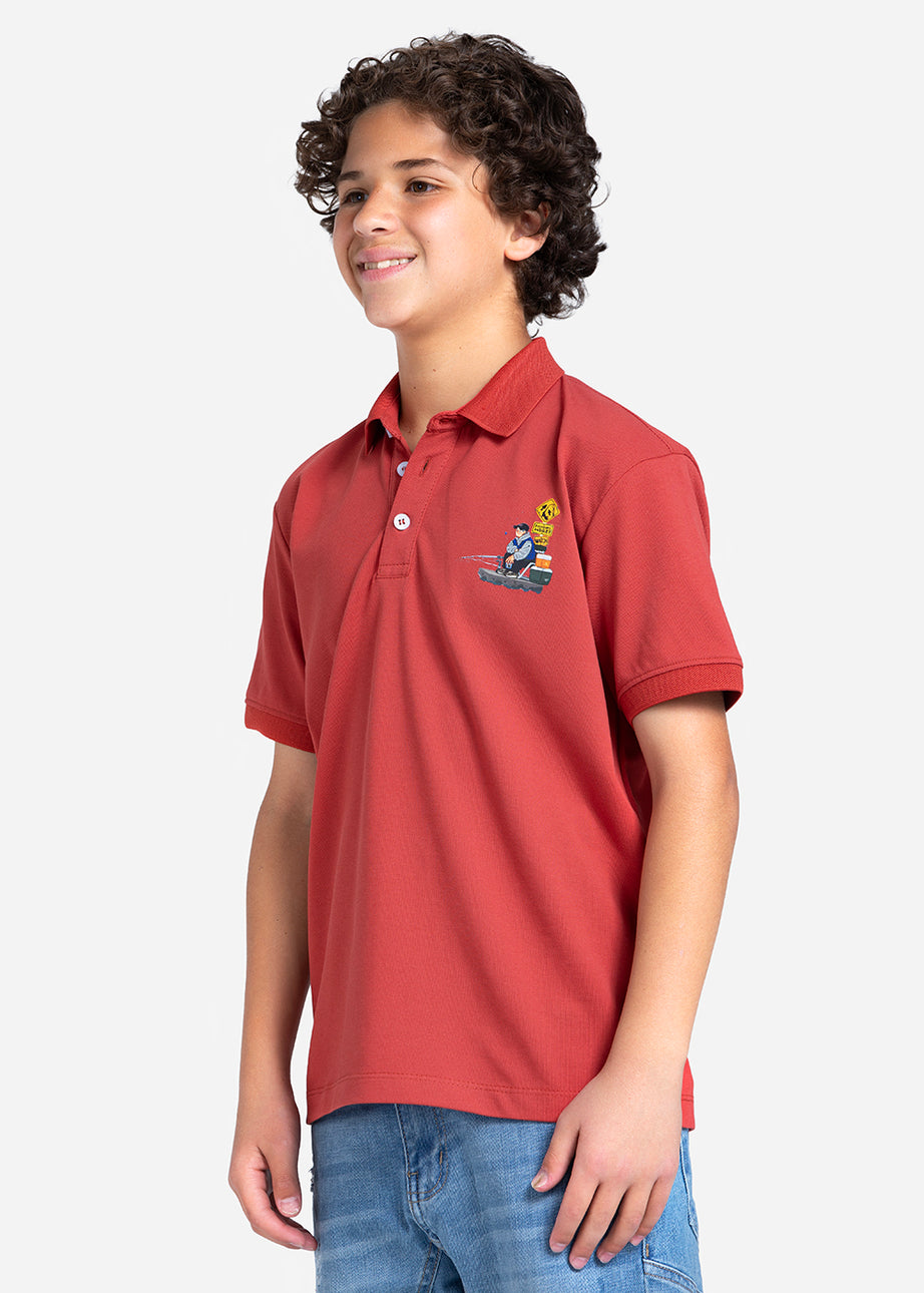 Polo T-shirt - Boys - Printed