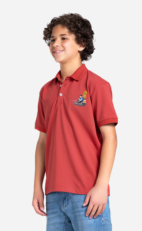 Boys' Printed Polo Shirt – view 10