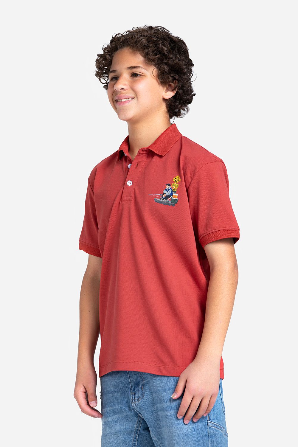 Polo T-shirt - Boys - Printed