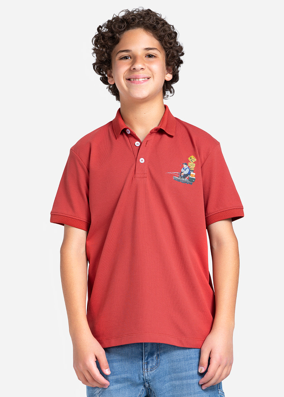 Polo T-shirt - Boys - Printed
