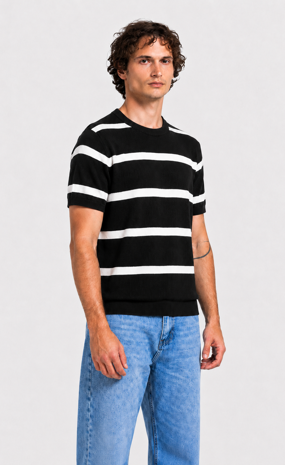 Men's Striped Crew-Neck Short-Sleeve T-Shirt – view 5
