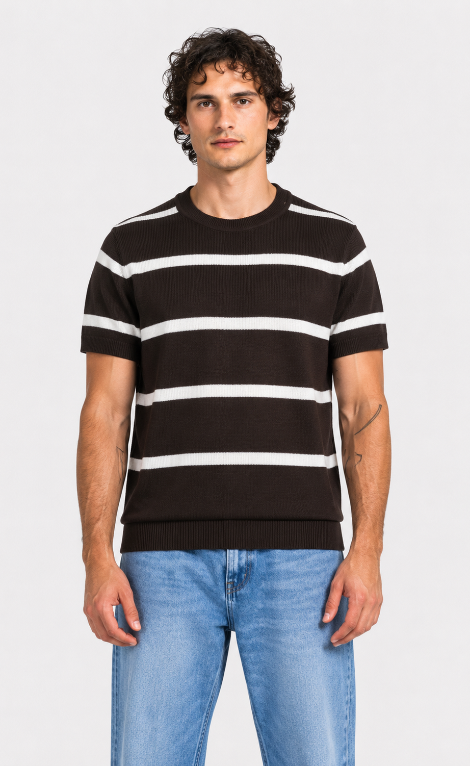 Men's Striped Crew-Neck Short-Sleeve T-Shirt – view 2