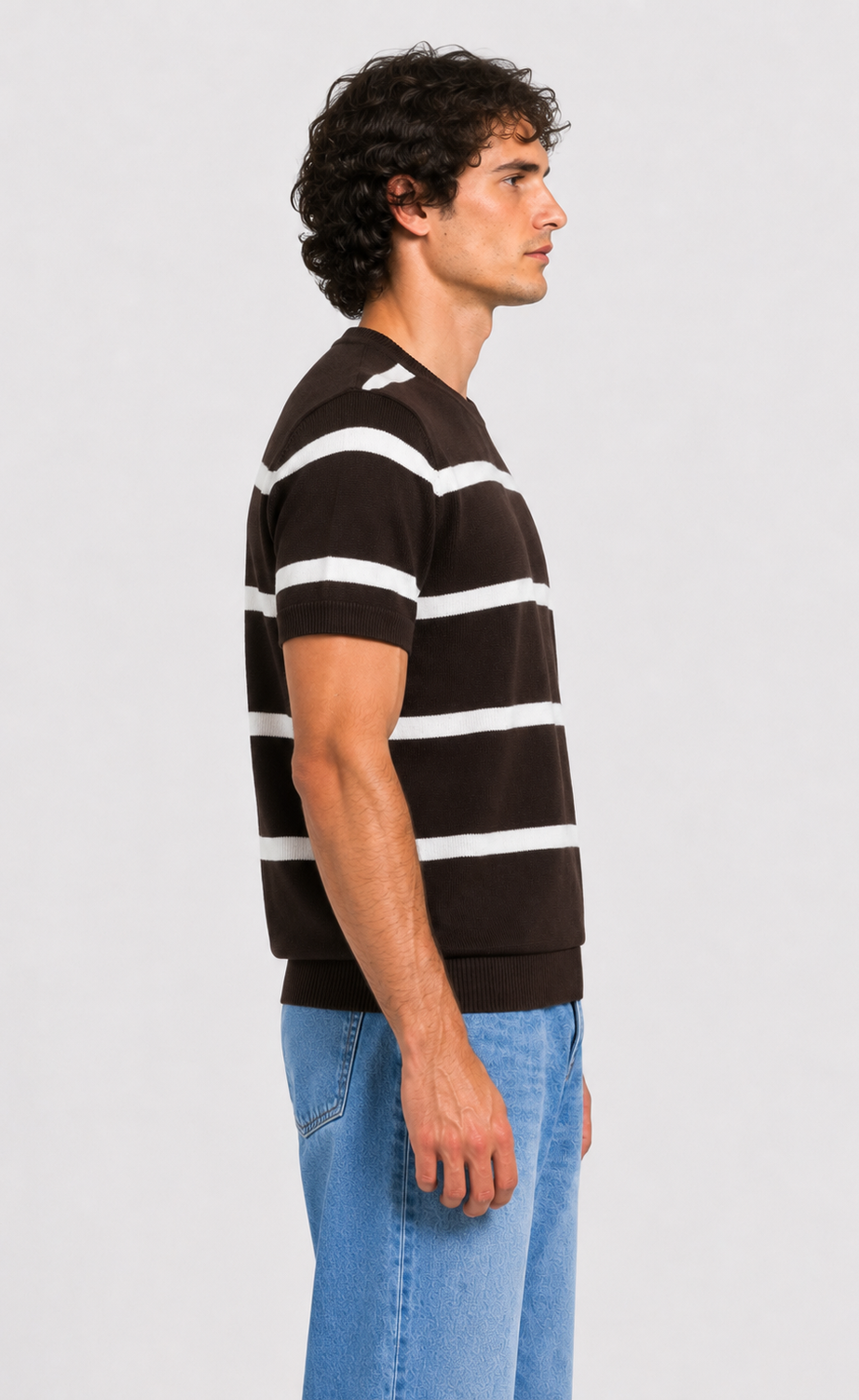 Men's Striped Crew-Neck Short-Sleeve T-Shirt – view 4