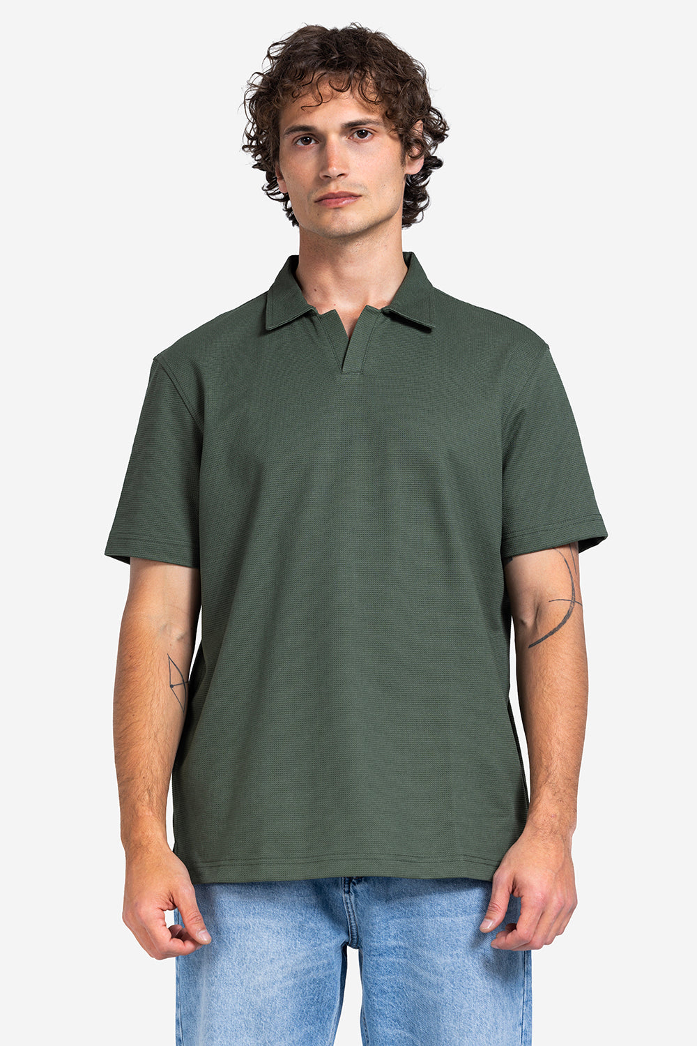 Polo T-shirt - Men - Plain