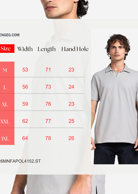 Polo T-shirt - Men - Plain