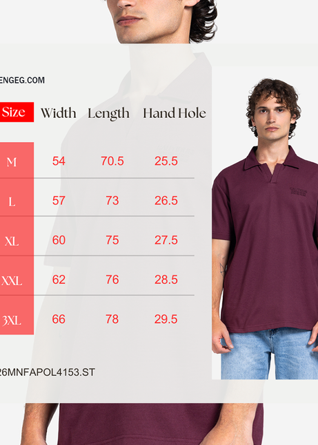 Polo T-shirt - Men - Plain