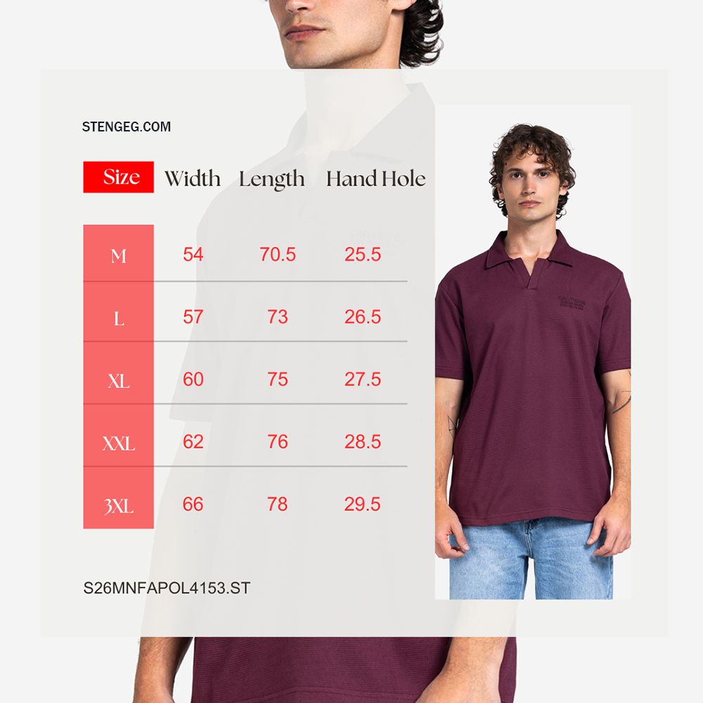 Polo T-shirt - Men - Plain