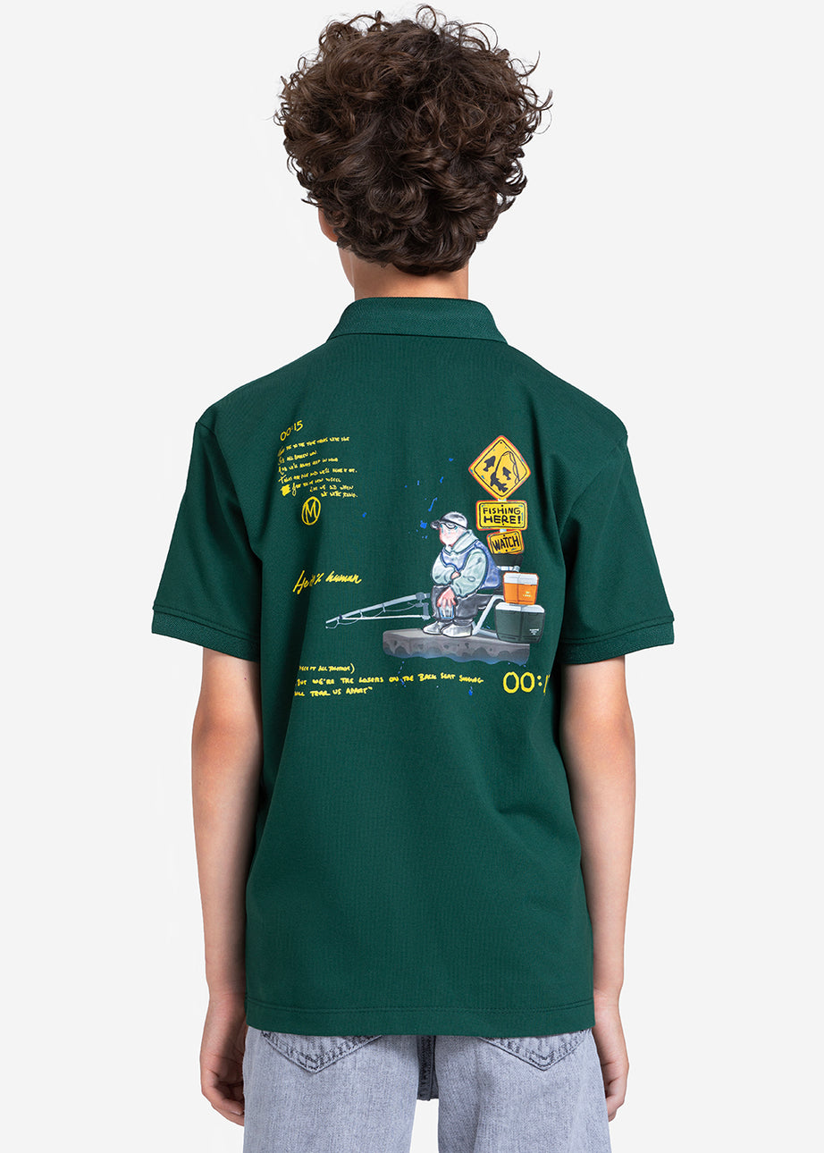 Polo T-shirt - Boys - Printed