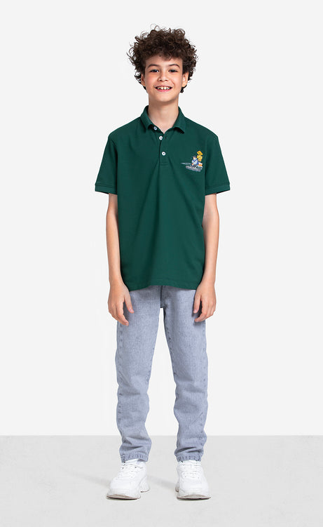 Boys' Printed Polo Shirt – view 7