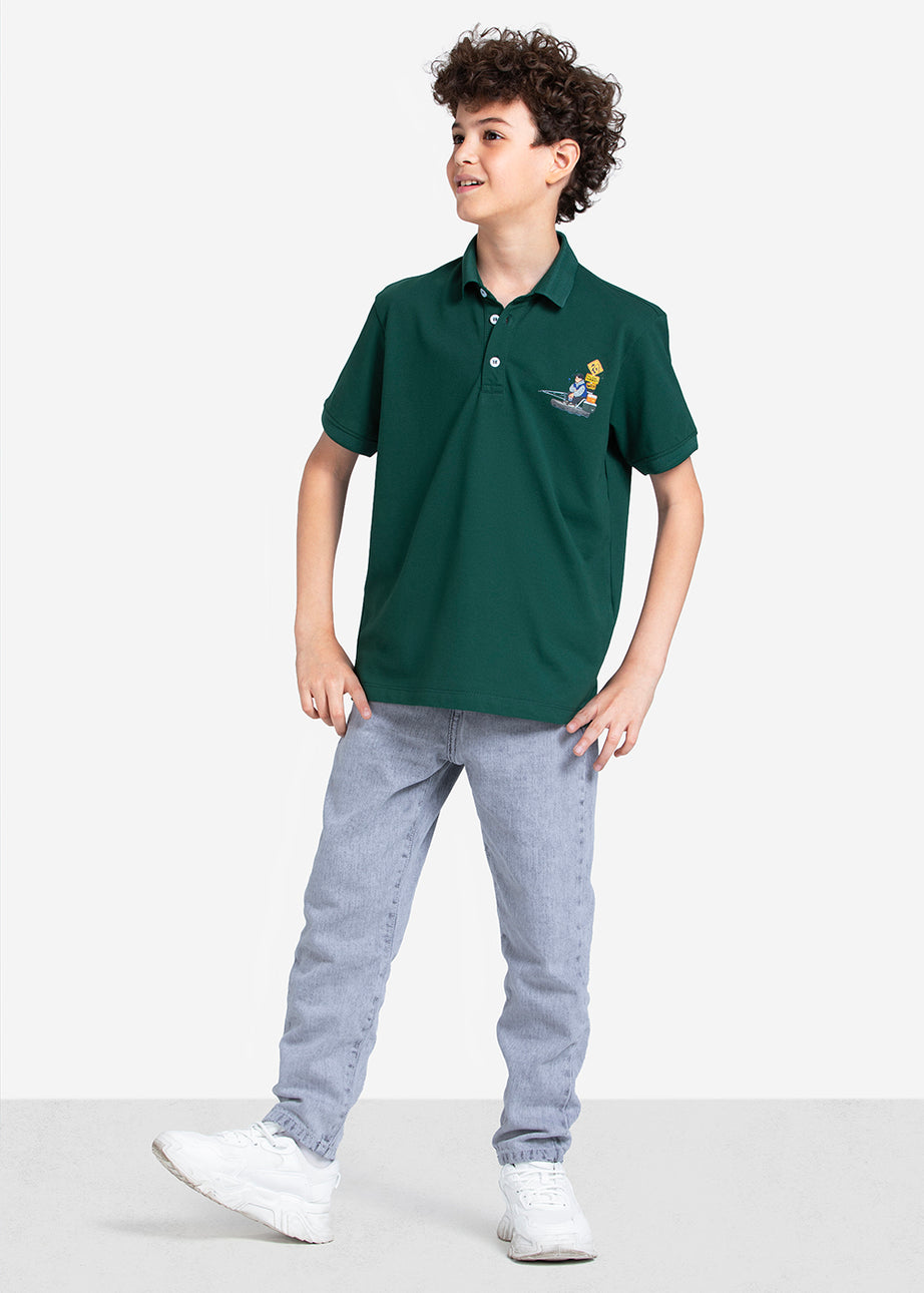 Polo T-shirt - Boys - Printed