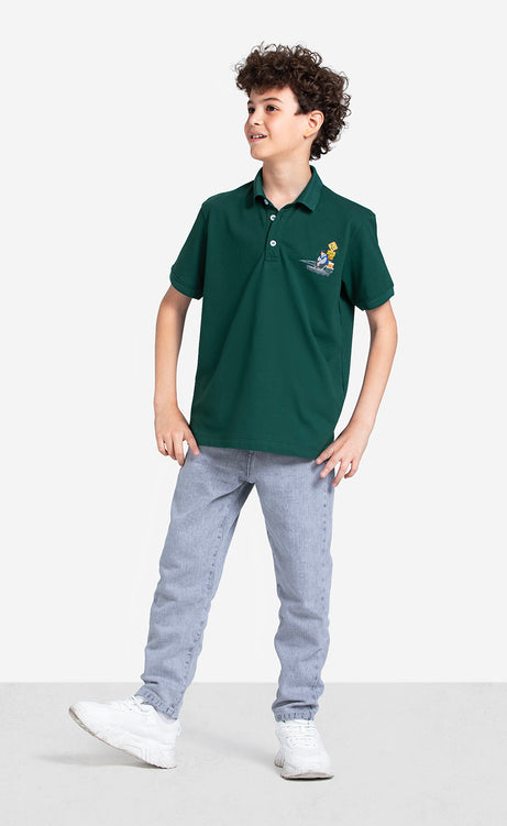 Boys' Printed Polo Shirt – view 8