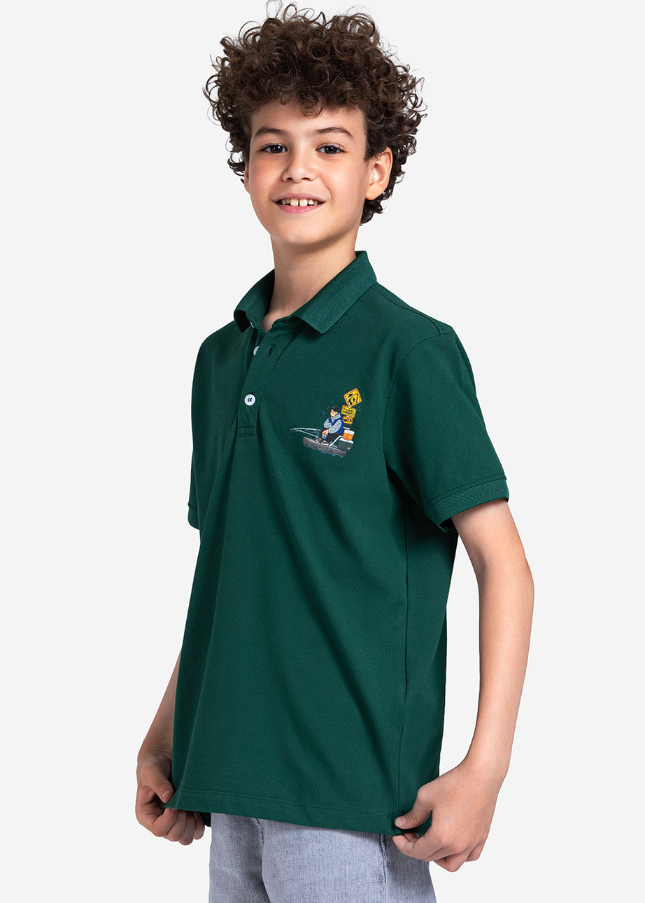 Polo T-shirt - Boys - Printed