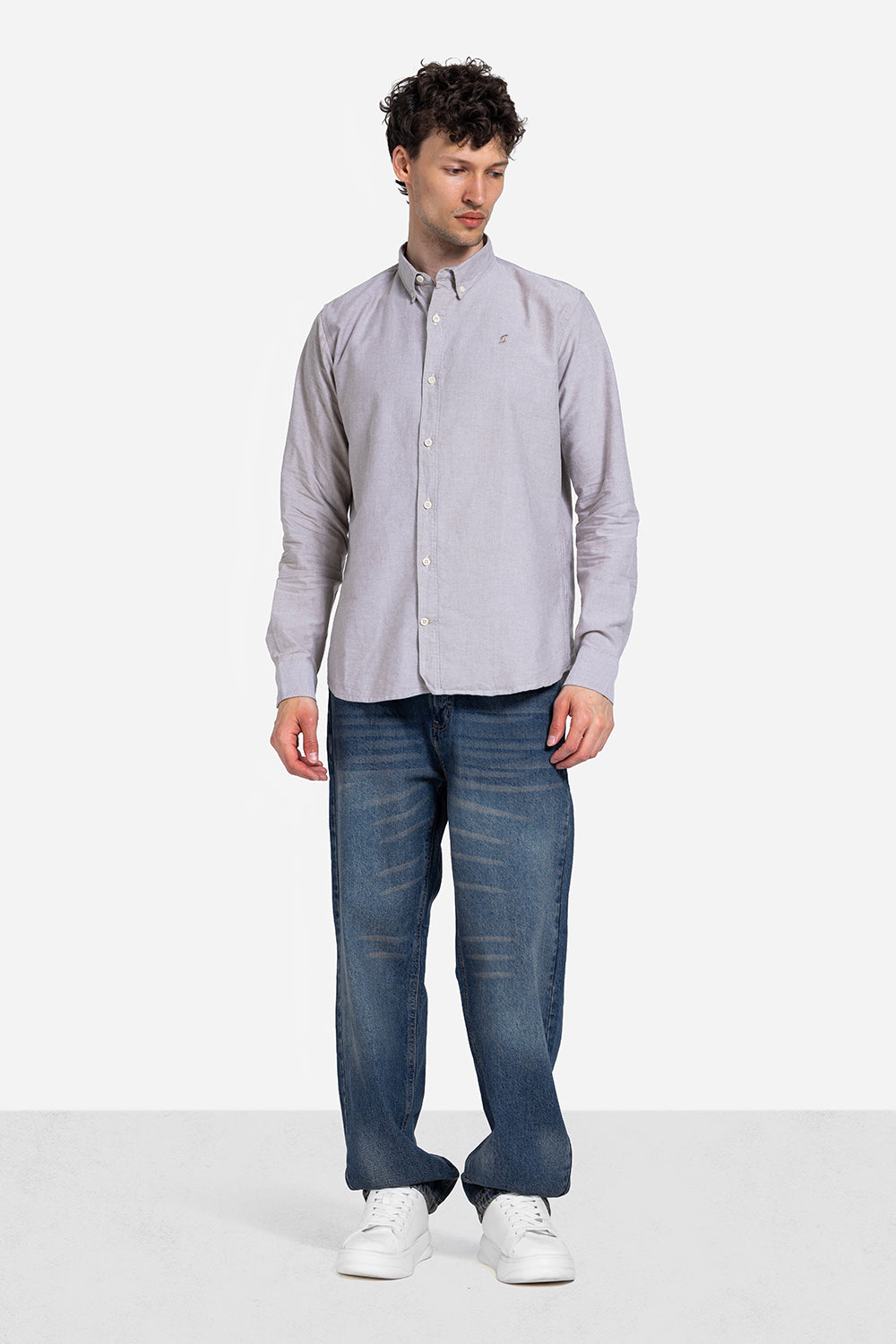 long sleeve shirt - Men - Plain
