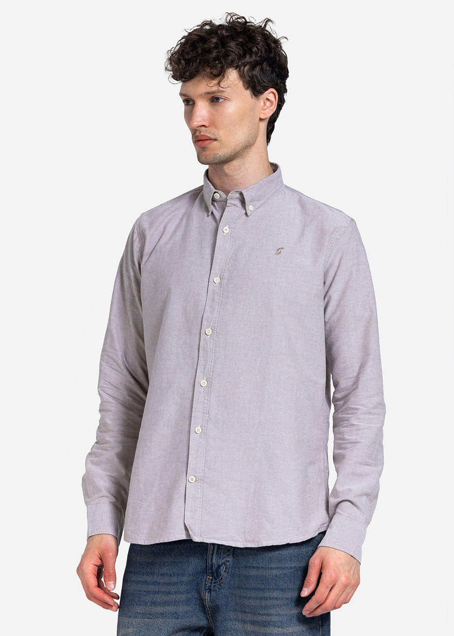 Long Sleeve Shirt - Men - Plain