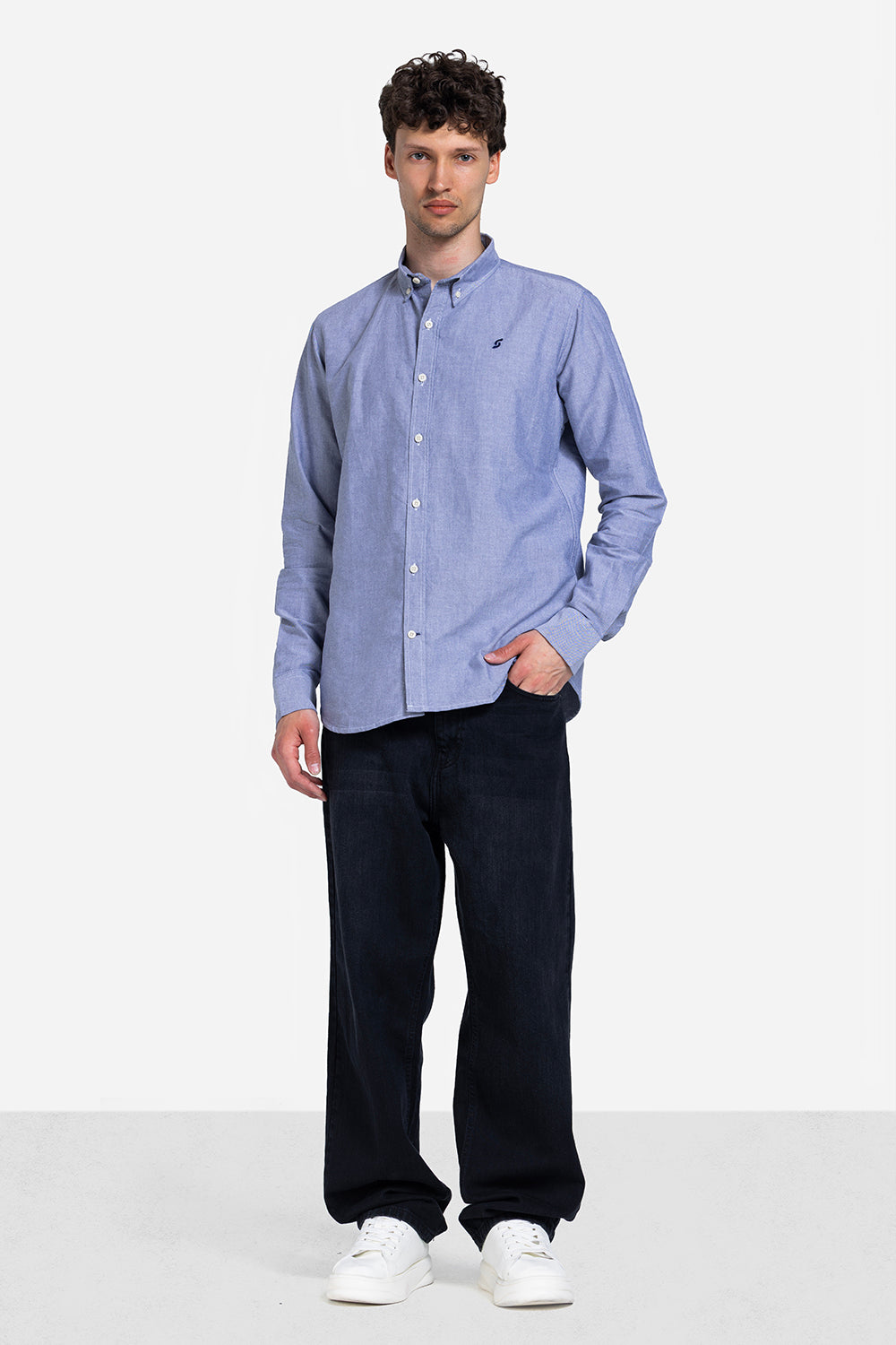 long sleeve shirt - Men - Plain