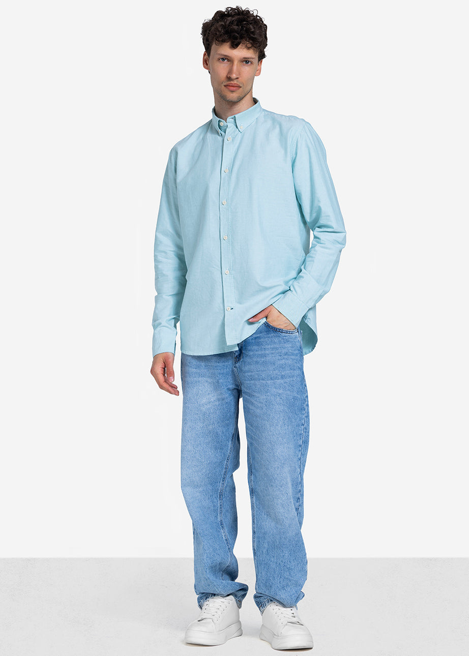 Long Sleeve Shirt - Men - Plain