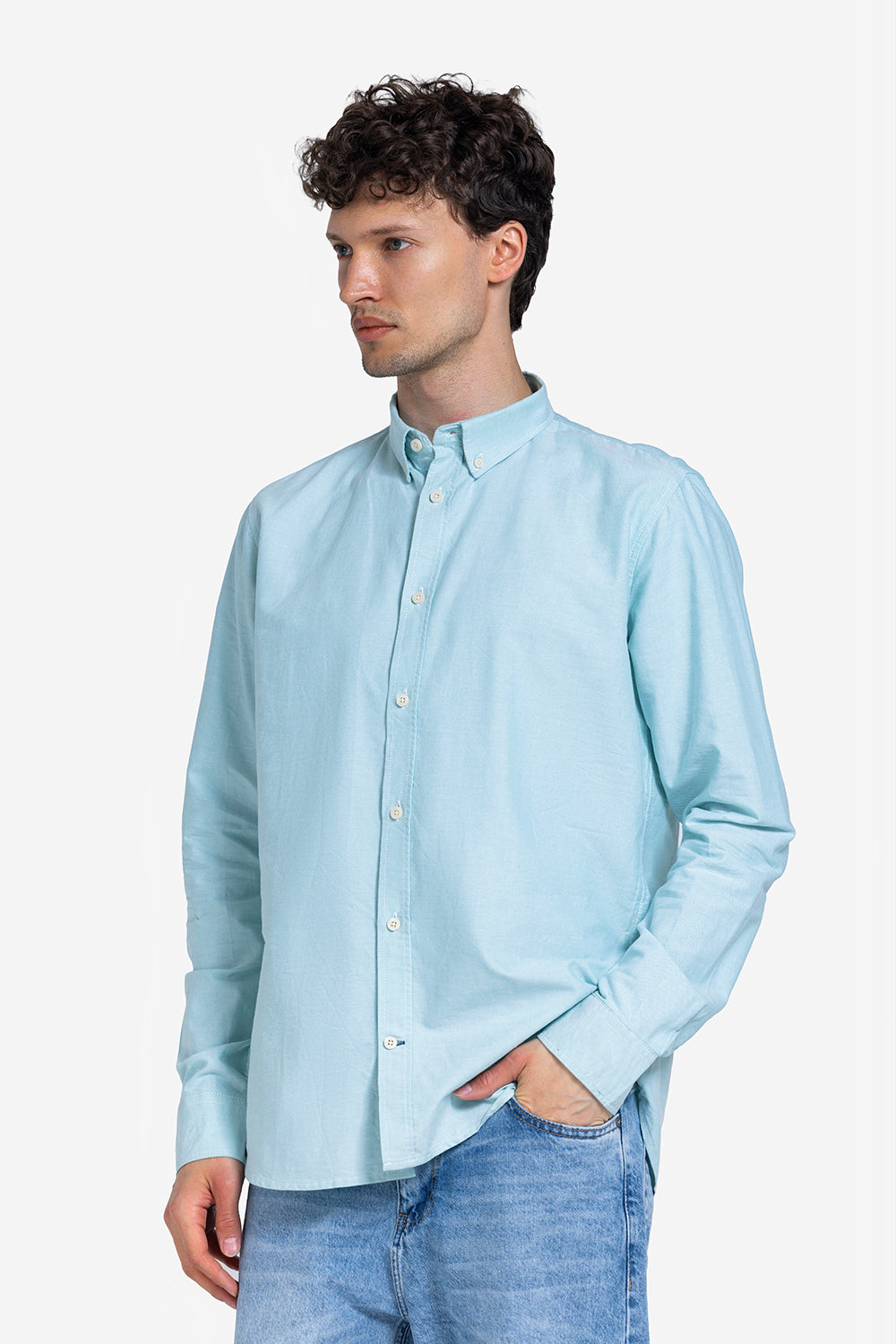 long sleeve shirt - Men - Plain