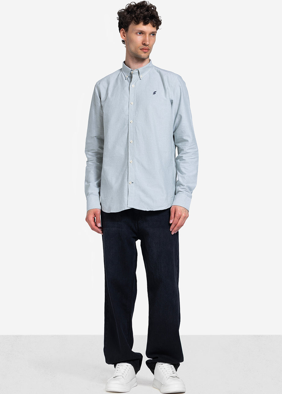 Long Sleeve Shirt - Men - Plain