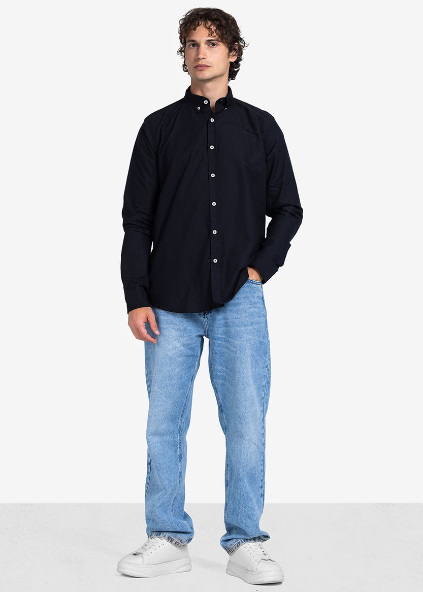 long sleeve shirt - Men - Plain