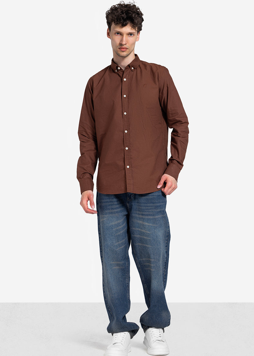 long sleeve shirt - Men - Plain