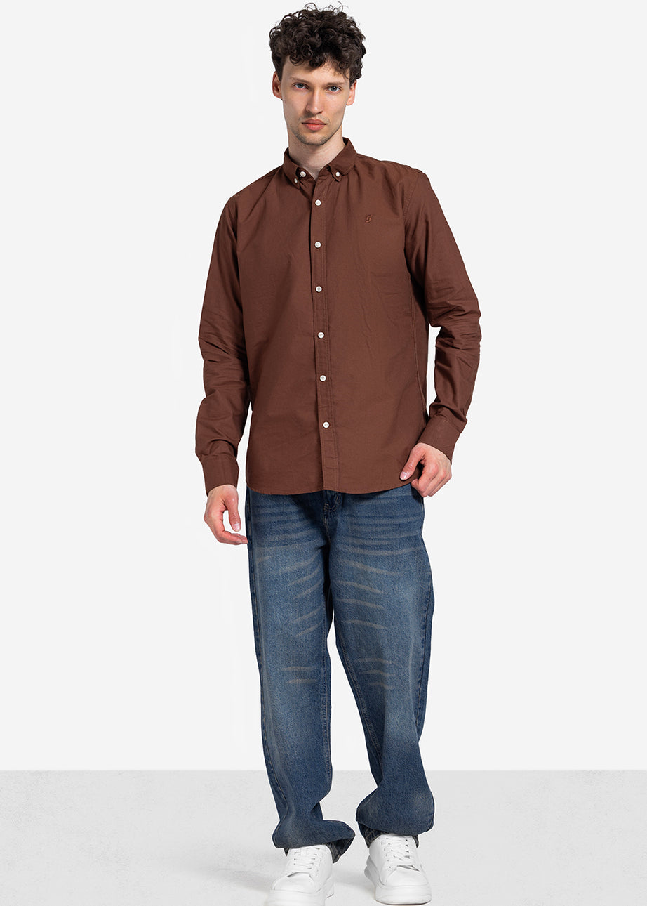 Long Sleeve Shirt - Men - Plain