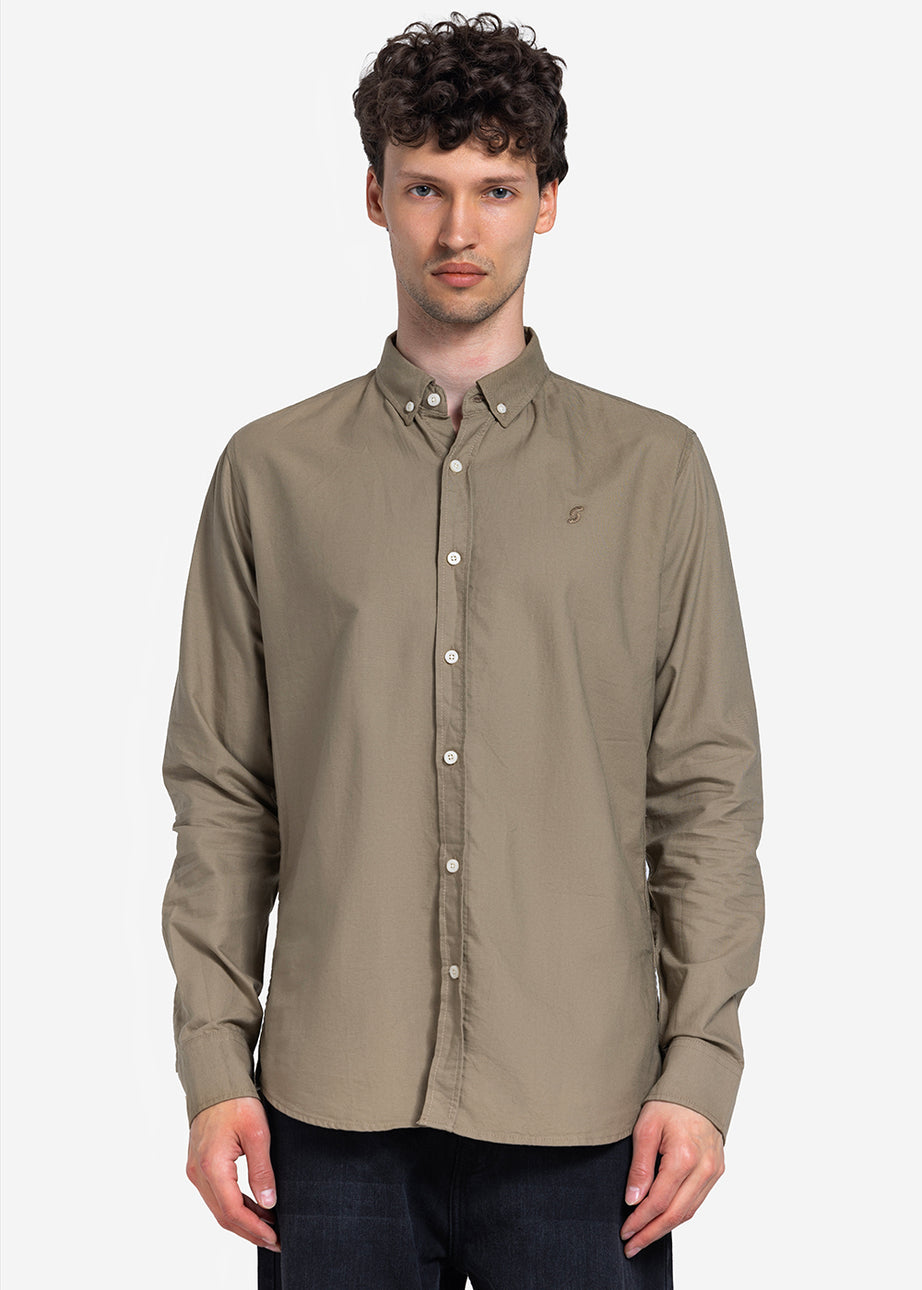 Long Sleeve Shirt - Men - Plain