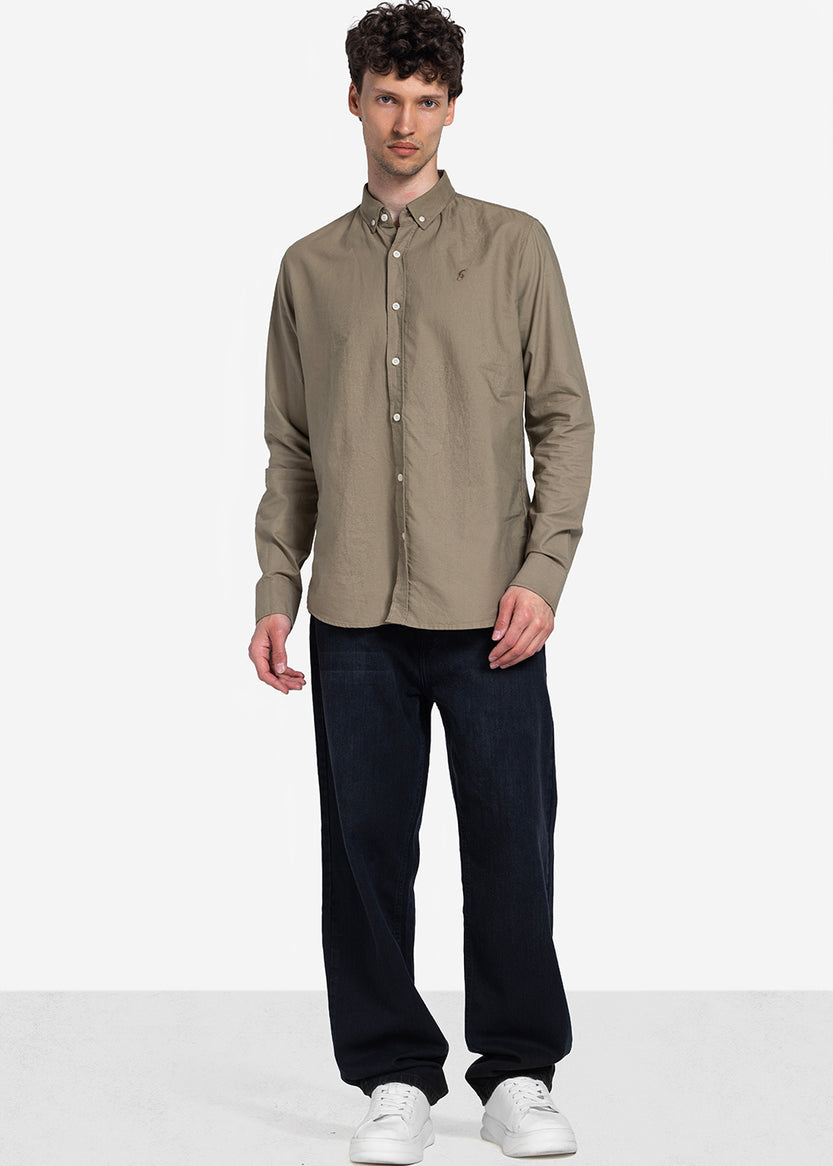 long sleeve shirt - Men - Plain