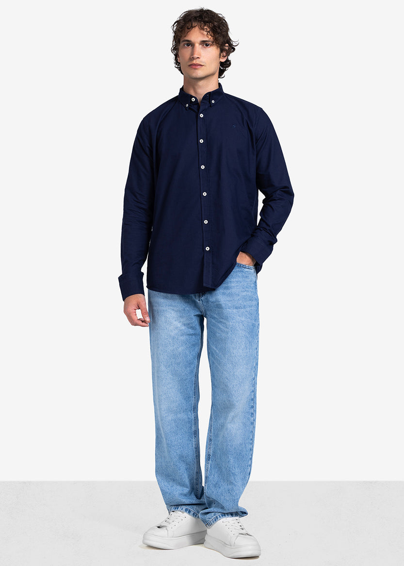 Long Sleeve Shirt - Men - Plain