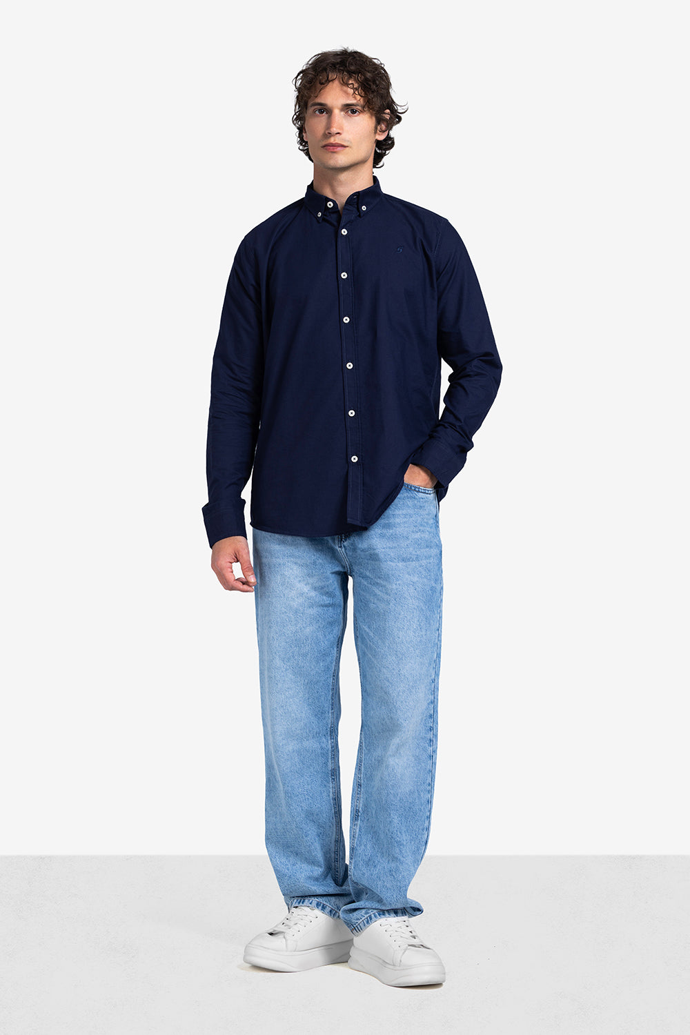 Long Sleeve Shirt - Men - Plain