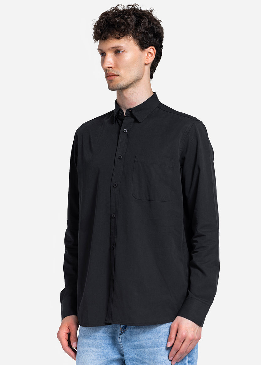 long sleeve shirt - Men - Plain